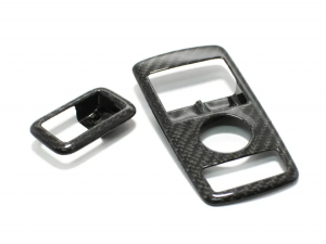 Mercedes Benz SLK Window Switch Control Cover - Carbon Fiber - R172